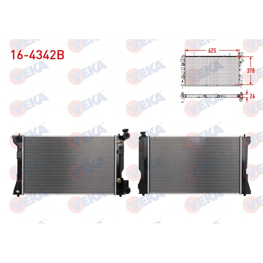 SU RADYATORU BRAZING TOYOTA AVENSIS (T25) 2.0 A-T AC+/- 2003-2008