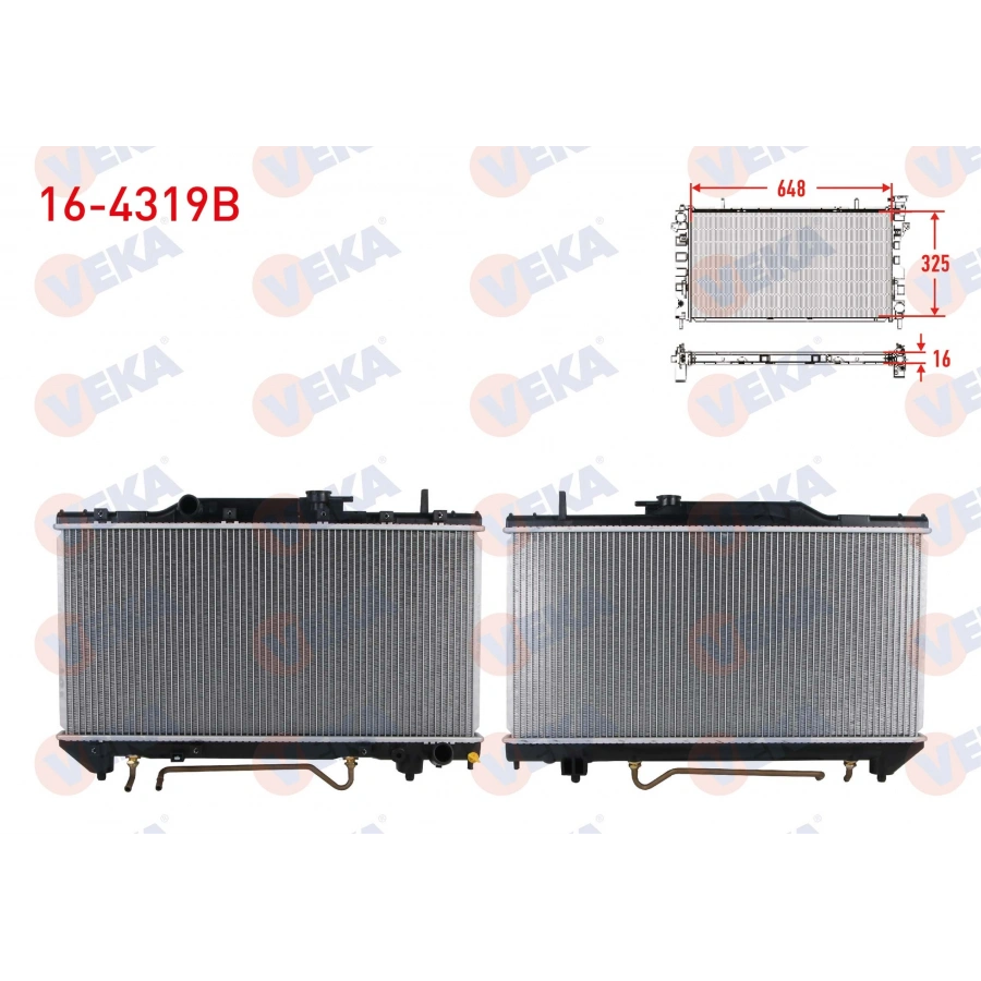 SU RADYATORU BRAZING TOYOTA CARINA E (ST191) 2.0i A-T 1992-1997