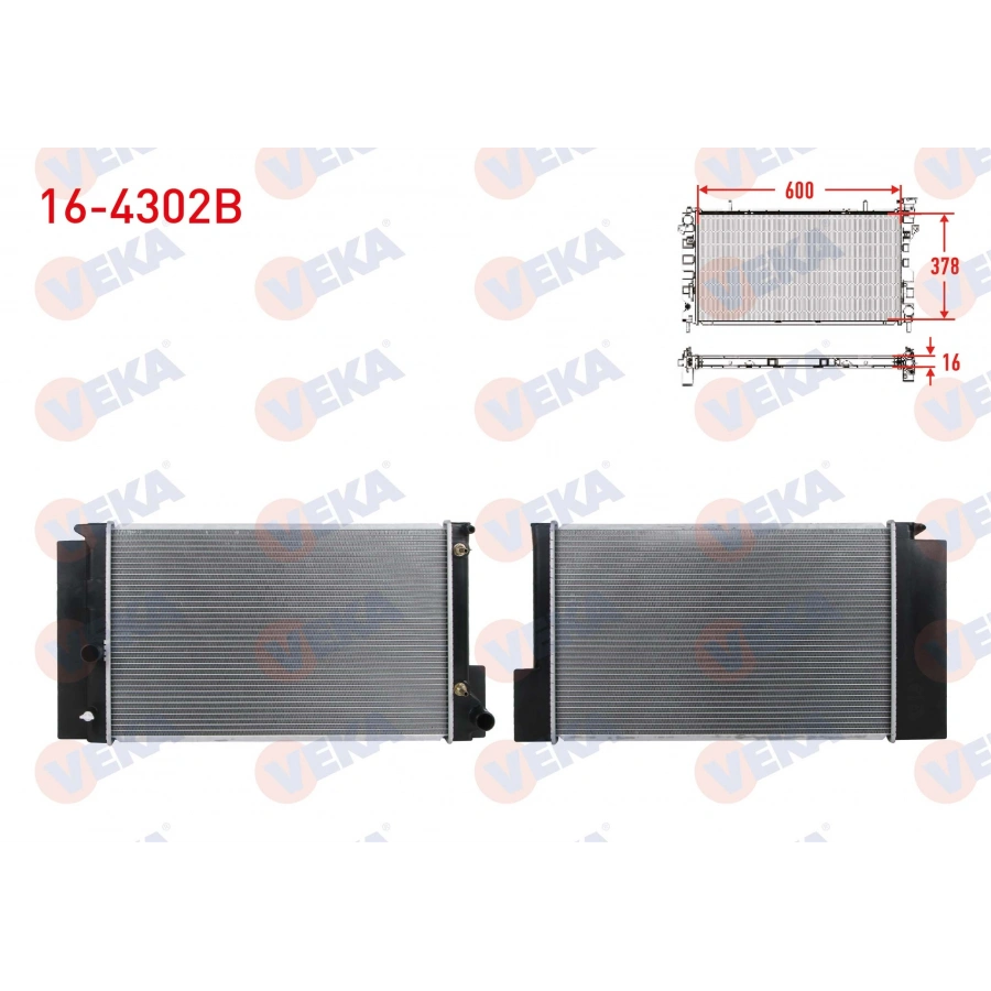 SU RADYATORU BRAZING TOYOTA COROLLA 1.33 A-T AC+ 2012-