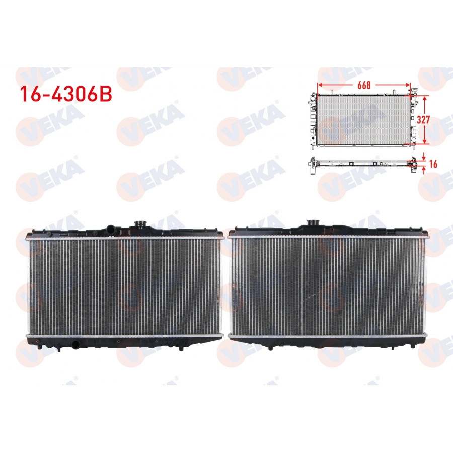 SU RADYATORU BRAZING TOYOTA COROLLA (_E9_) 1.3i AE92 M-T 1987-1993