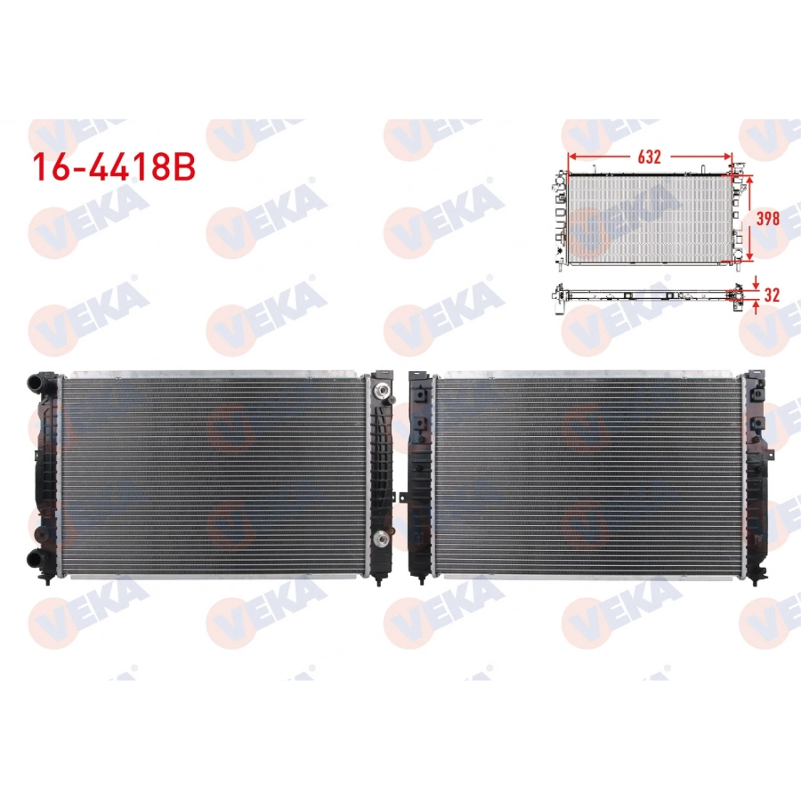 SU RADYATORU BRAZING VOLKSWAGEN PASSAT (3B2)1.6i A-T 1996-2000