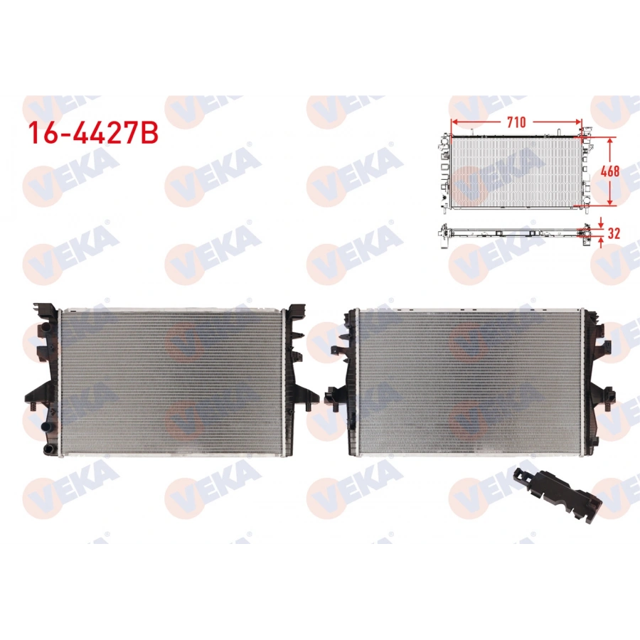 SU RADYATORU BRAZING VOLKSWAGEN TRANSPORTER V (7HA,7HH,7EA,7EH) 1.9 TDI M-T 2003-2011