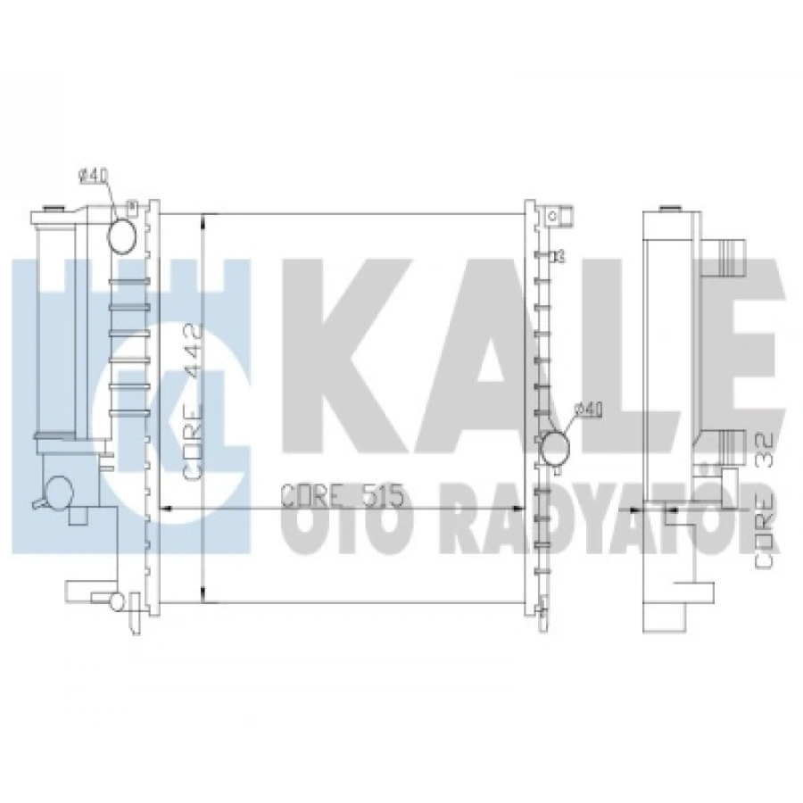 SU RADYATÖRÜ E34 M40-43-20-50 91-95
