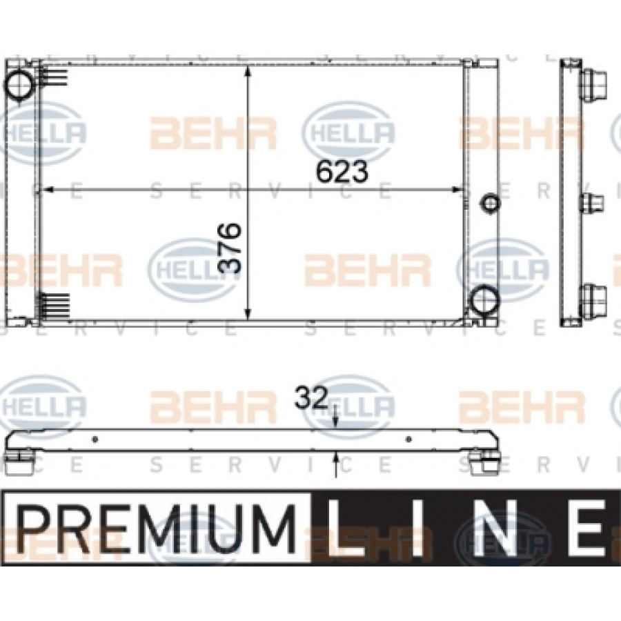 SU RADYATÖRÜ E60-61-65-66 N57N-N67 03-10