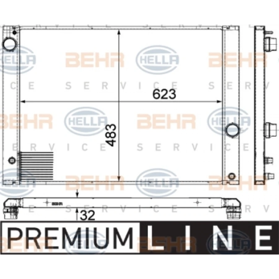 SU RADYATÖRÜ E65-66 N52-53 05-10