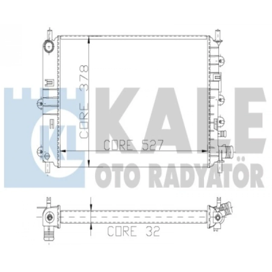 SU RADYATÖRÜ ESCORT CLX 1,6-1,8 ZETEC 94-99