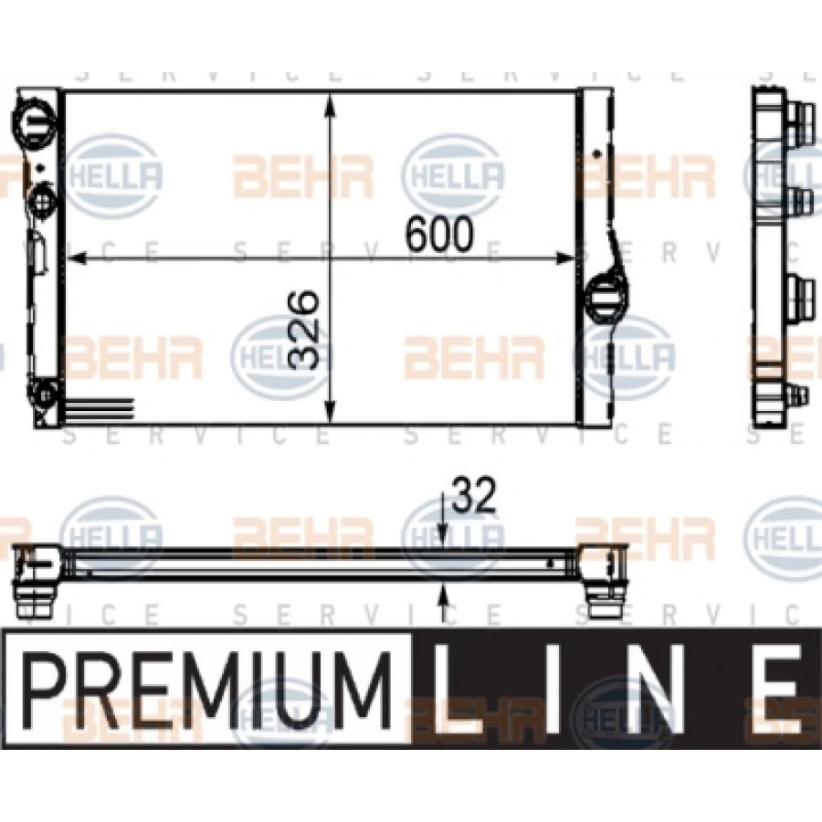SU RADYATÖRÜ F06-F07-F10-F11-F12-F13-F01-F02 N47N-B47-N57 10-17