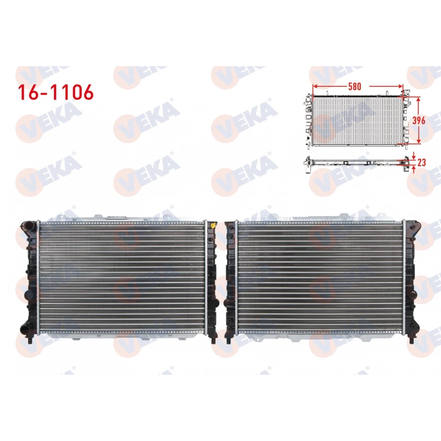 SU RADYATORU MEKANIK ALFA ROMEO 156 (932) 1.6 TS M-T AC + 1997-2005