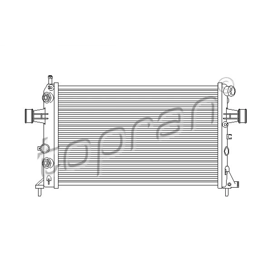 SU RADYATORU MEKANIK AT 600X378X23 OPEL ASTRA G 1.6 98 >