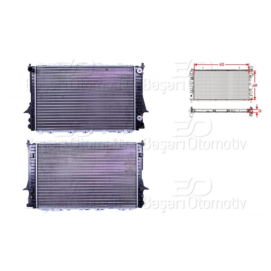 SU RADYATORU MEKANIK AUDI A100 A6 2.6 2.8 94 >
