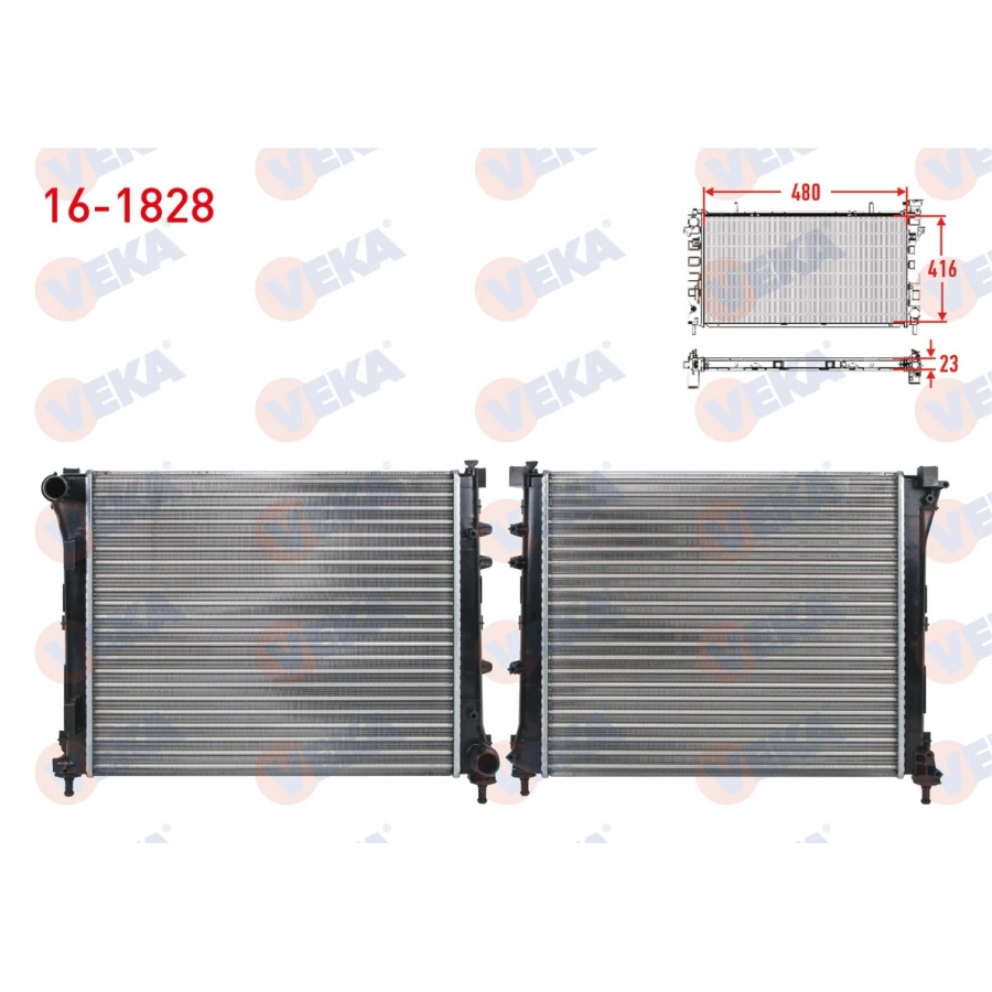 SU RADYATORU MEKANIK FIAT 500 1.3 MJT M-T AC+/- 2008-2012