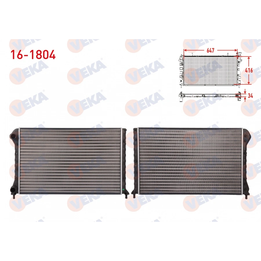 SU RADYATORU MEKANIK FIAT DOBLO (119,223) 1.9 D M-T AC- 2001-2010