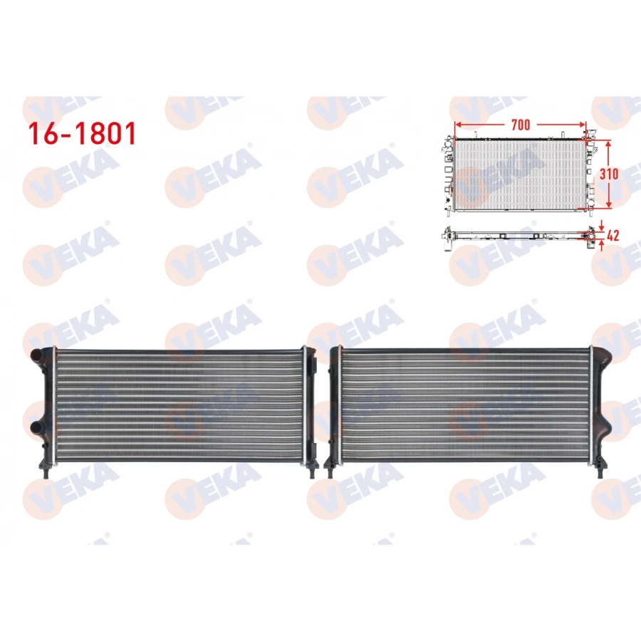 SU RADYATORU BRAZING FIAT DOBLO 1.3 MJT - 1.9 MJT M-T 2001-2010