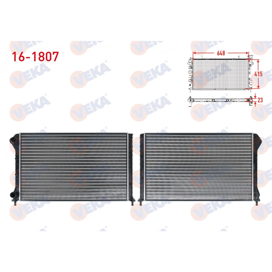 SU RADYATORU MEKANIK FIAT DOBLO (119,223) 1.9 D M-T AC + 2001-2010