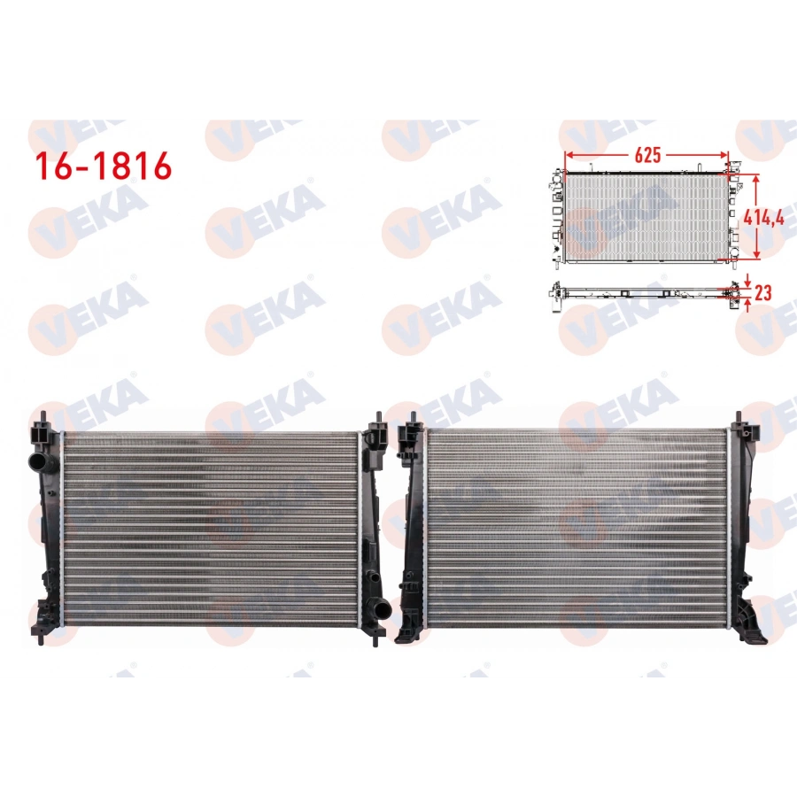SU RADYATORU MEKANIK FIAT DOBLO (152,263) 1.3 MJT M-T 2010-