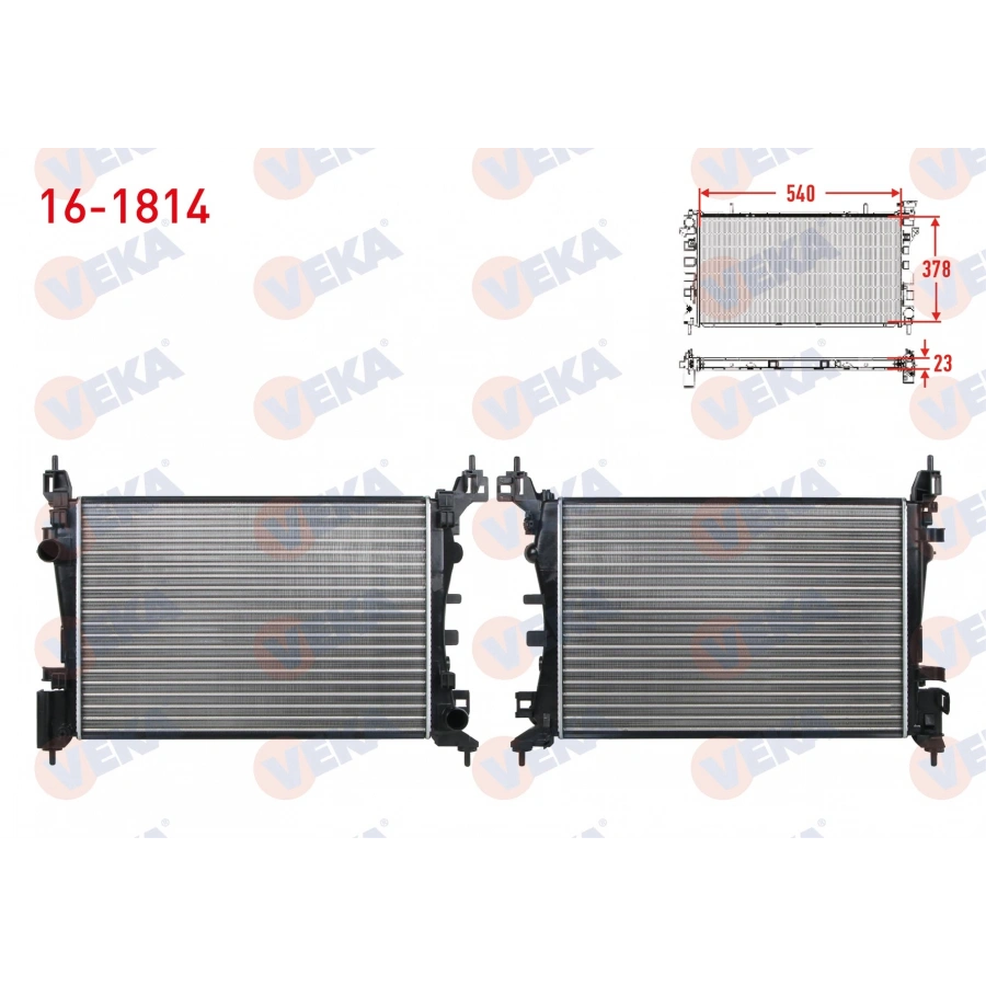 SU RADYATORU MEKANIK FIAT GRANDE PUNTO (199) 1.4 M-T 2005-2012