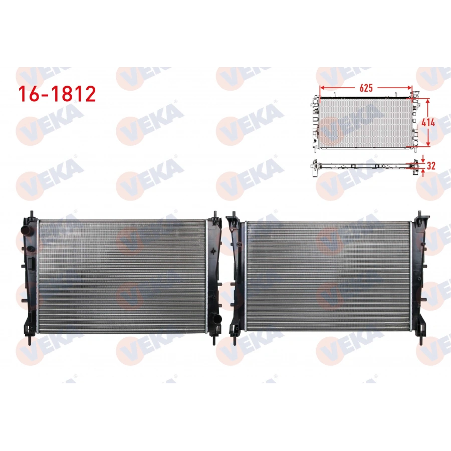 SU RADYATORU MEKANIK FIAT LINEA (323) 1.3 MJT 90 HP M-T 2007-