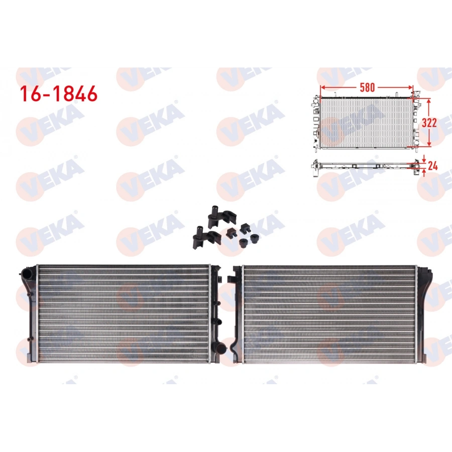 SU RADYATORU MEKANIK FIAT PANDA (169) 1.2 M-T 2003-2012