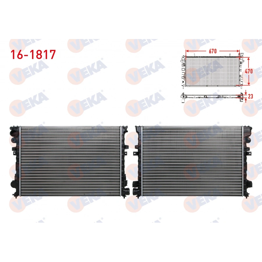 SU RADYATORU MEKANIK FIAT SCUDO (220P) 1.9 TD M-T 1996-2006