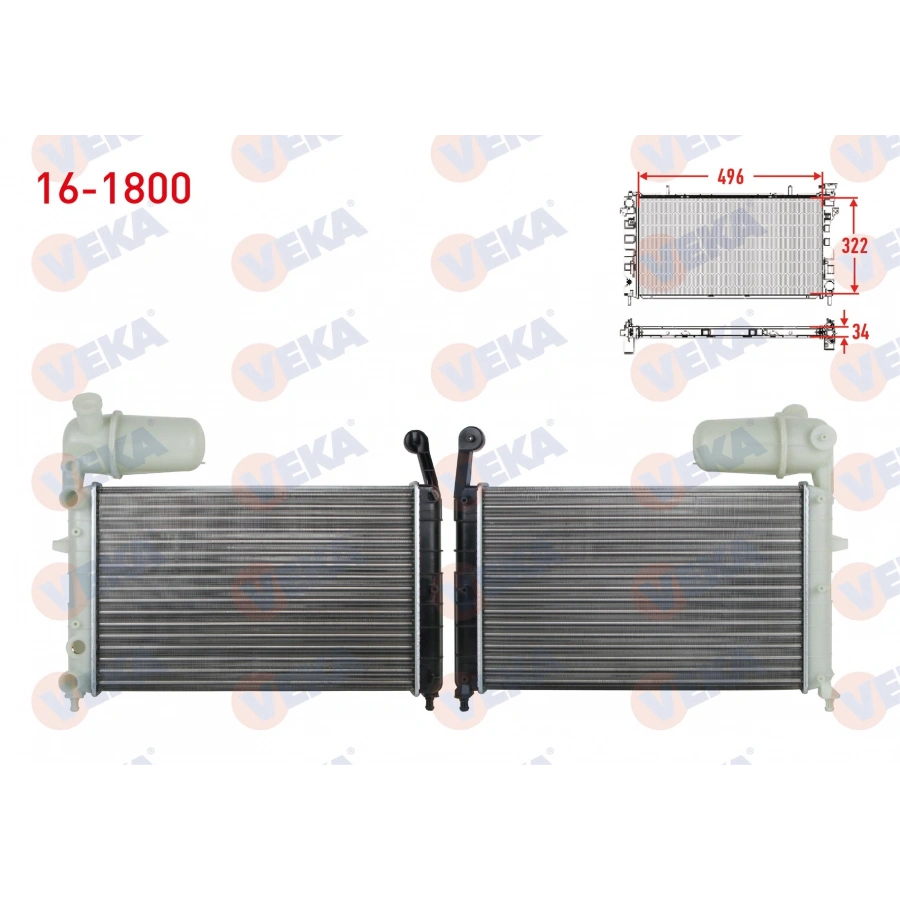 SU RADYATORU MEKANIK FIAT TEMPRA 1.4 KARBURATORLU BIDONLU M-T 1992-1999