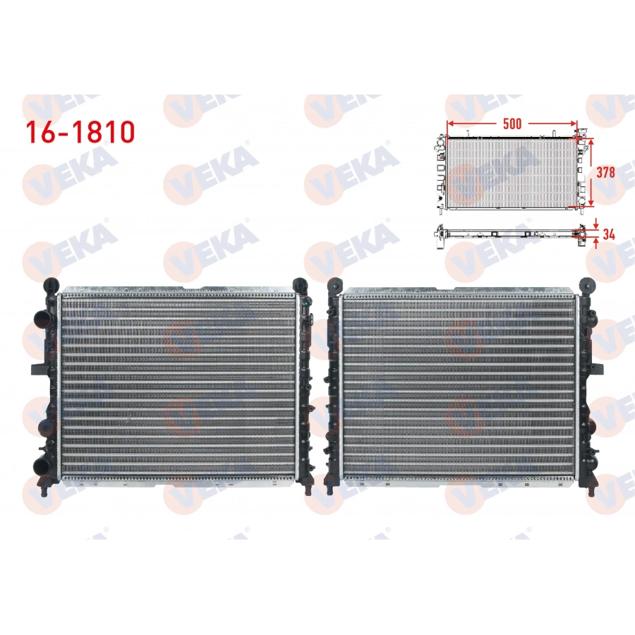SU RADYATORU MEKANIK FIAT TEMPRA 1.6 i.e. AC+/- M-T 1992-1999