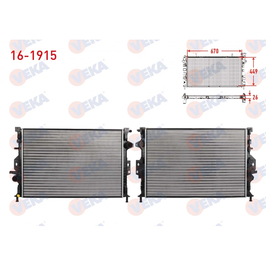 SU RADYATORU MEKANIK FORD MONDEO IV 2.0 TDCI M-T 2007-2014