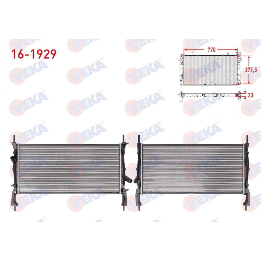 SU RADYATORU MEKANIK FORD TRANSIT (V347) 2.2 TDCI M-T AC+ 2009-2014