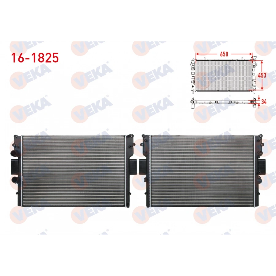 SU RADYATORU MEKANIK IVECO DAILY IV (35C) 2.3 D M-T AC+/- 2006-2011