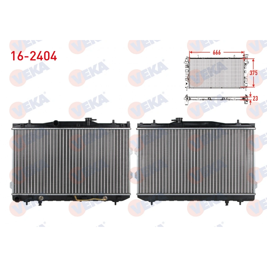 SU RADYATORU MEKANIK KIA CERATO (LD) 1.6i A-T 2004-2012