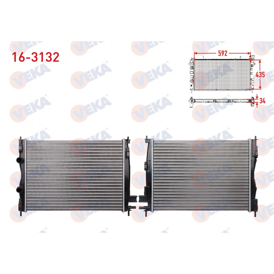 SU RADYATORU MEKANIK NISSAN QASHQAI (J10) 1.5 DCI M-T 2007-2014