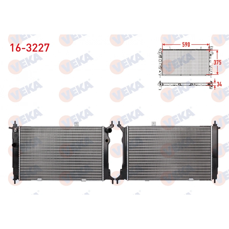 SU RADYATORU MEKANIK OPEL ASTRA F 1.4i M-T 1991-1998