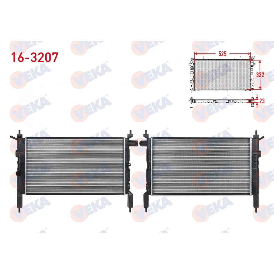 SU RADYATORU MEKANIK OPEL ASTRA F 1.4i M-T 1991-1998