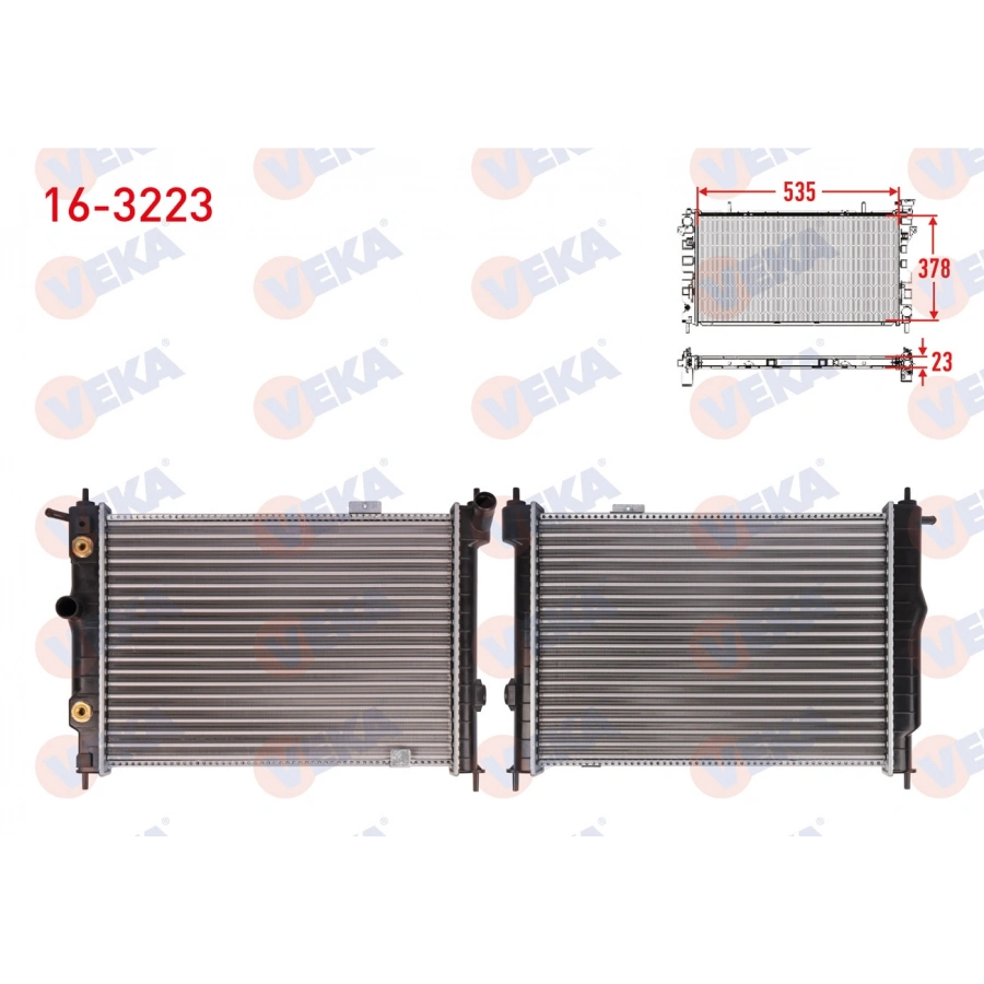 SU RADYATORU MEKANIK OPEL ASTRA F 1.4i A-T 1991-1998