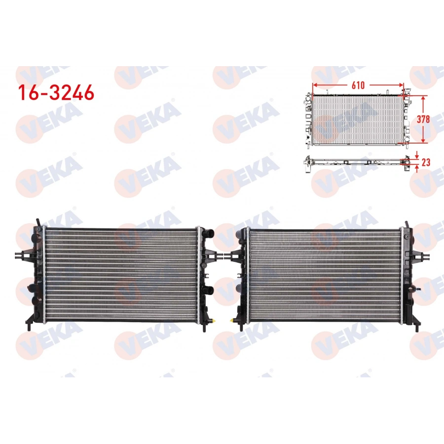 SU RADYATORU MEKANIK OPEL ASTRA G (F69) 1.2 16v M-T AC+ 1998-2005