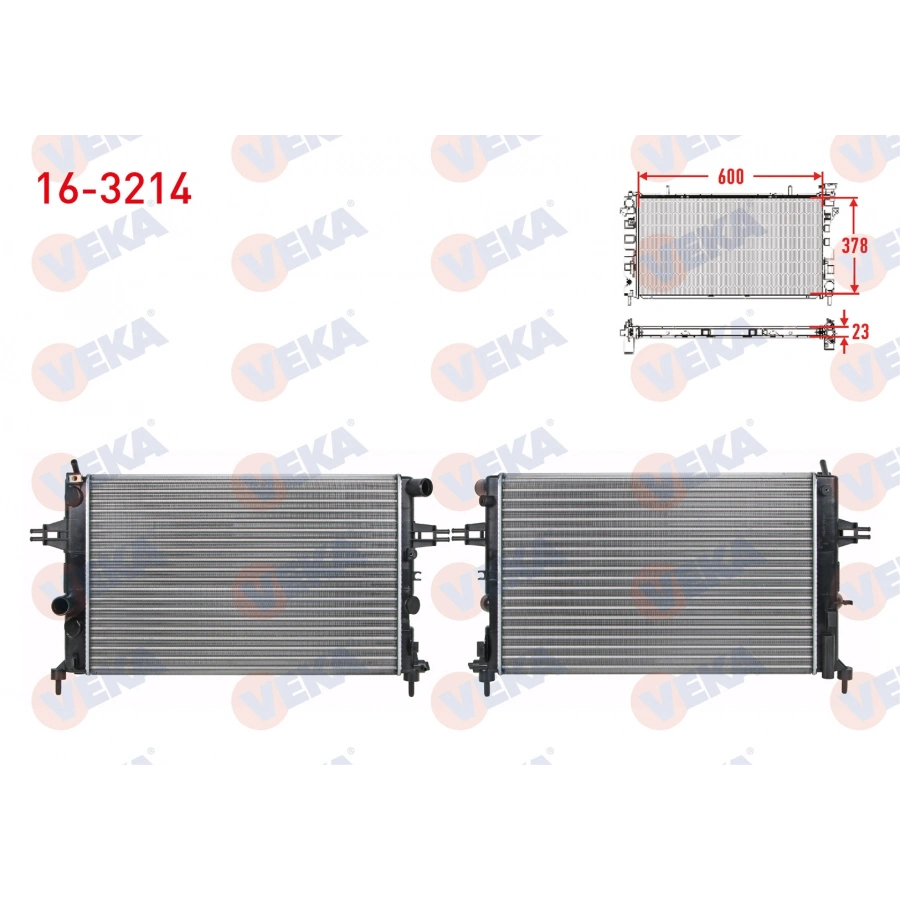 SU RADYATORU MEKANIK OPEL ASTRA G (F69) 1.4 16v M-T AC+/- 1998-2005
