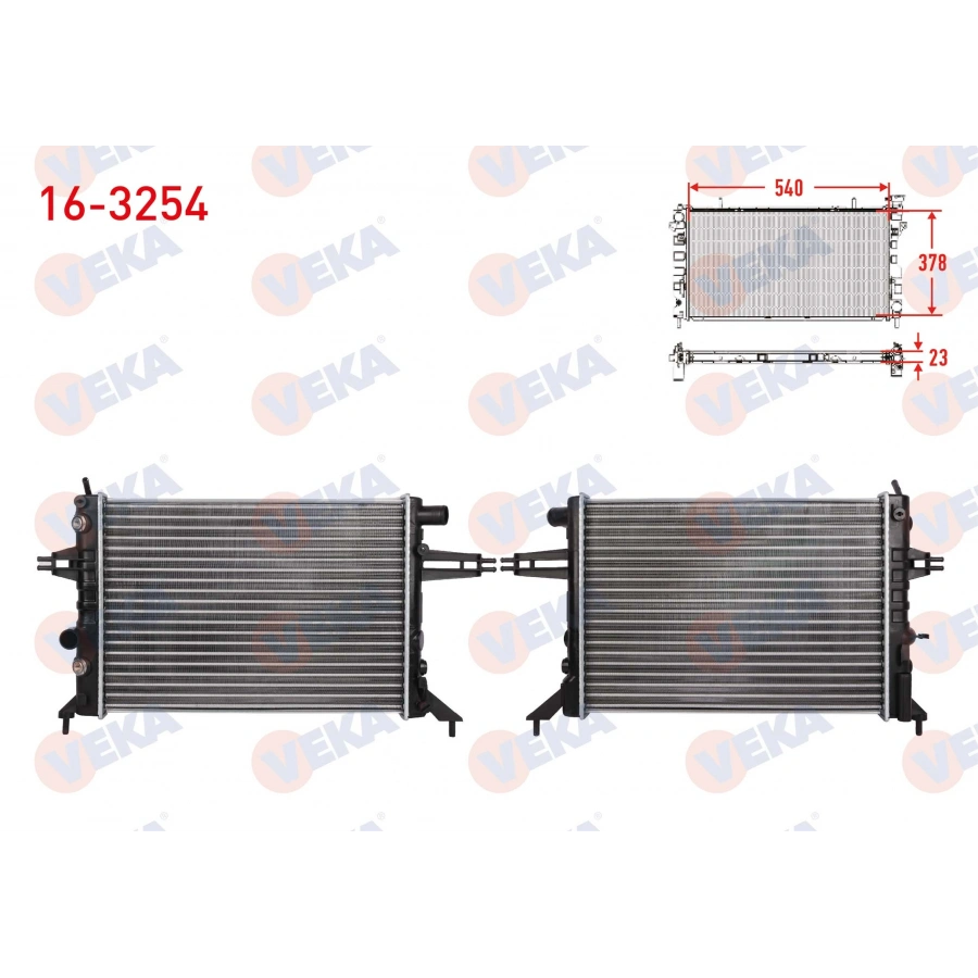 SU RADYATORU MEKANIK OPEL ASTRA G (F69) 1.6 16v 1.8 AC SIZ A-T 1998-2005