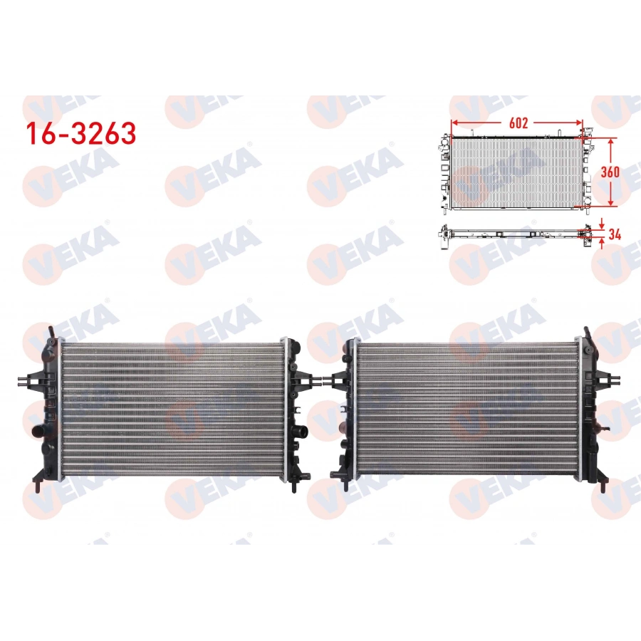 SU RADYATORU MEKANIK OPEL ASTRA G (F69) 1.6 16v TWINPORT M-T AC+/- 2005-2009