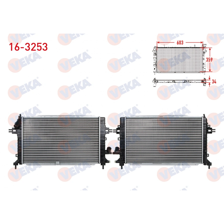 SU RADYATORU MEKANIK OPEL ASTRA H 1.3 CDTI M-T AC+/- 2004-2010