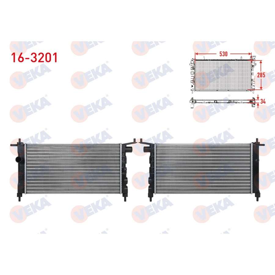 SU RADYATORU MEKANIK OPEL CORSA B 1.2i M-T AC- 1993-2000