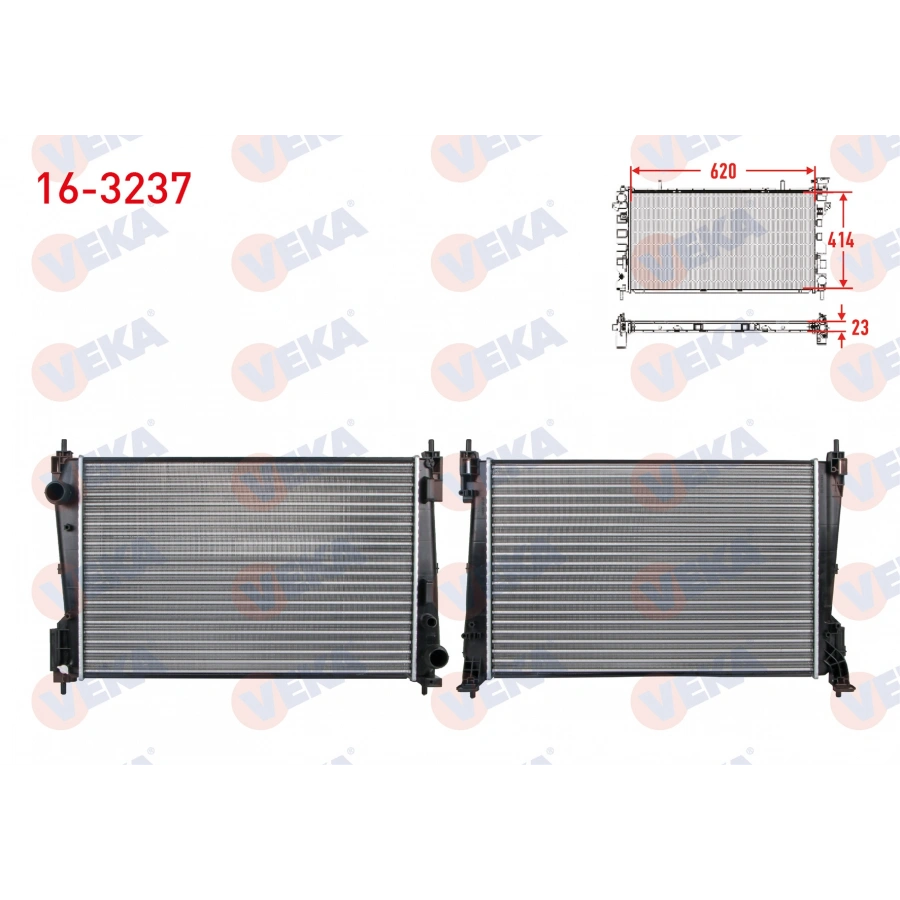SU RADYATORU MEKANIK OPEL CORSA D 1.3 CDTI 75 HP (Z13DTJ) AC+/- A-T/M-T 2006-2014