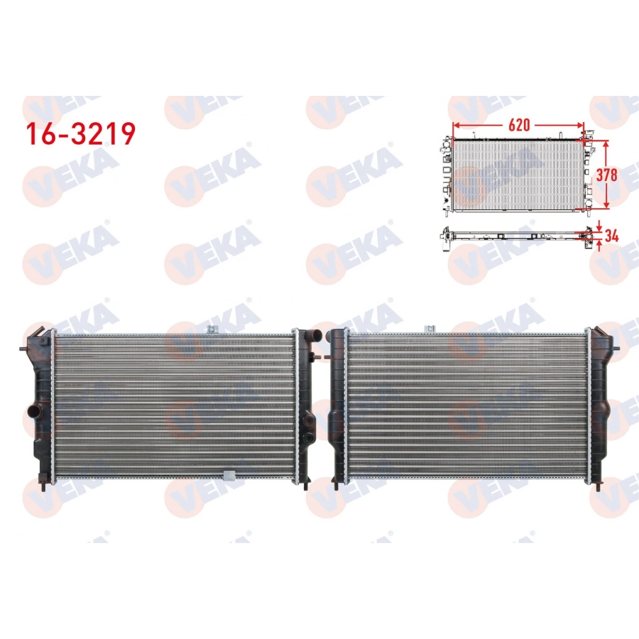 SU RADYATORU MEKANIK OPEL VECTRA A 1.6 M-T 1989-1995