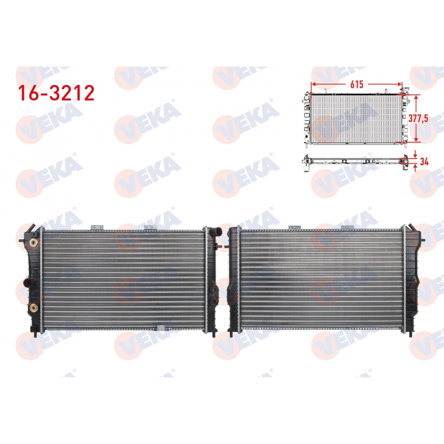SU RADYATORU MEKANIK OPEL VECTRA A 1.6 A-T 1989-1995