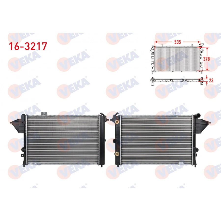 SU RADYATORU MEKANIK OPEL VECTRA A 1.8 A-T 1988-1995