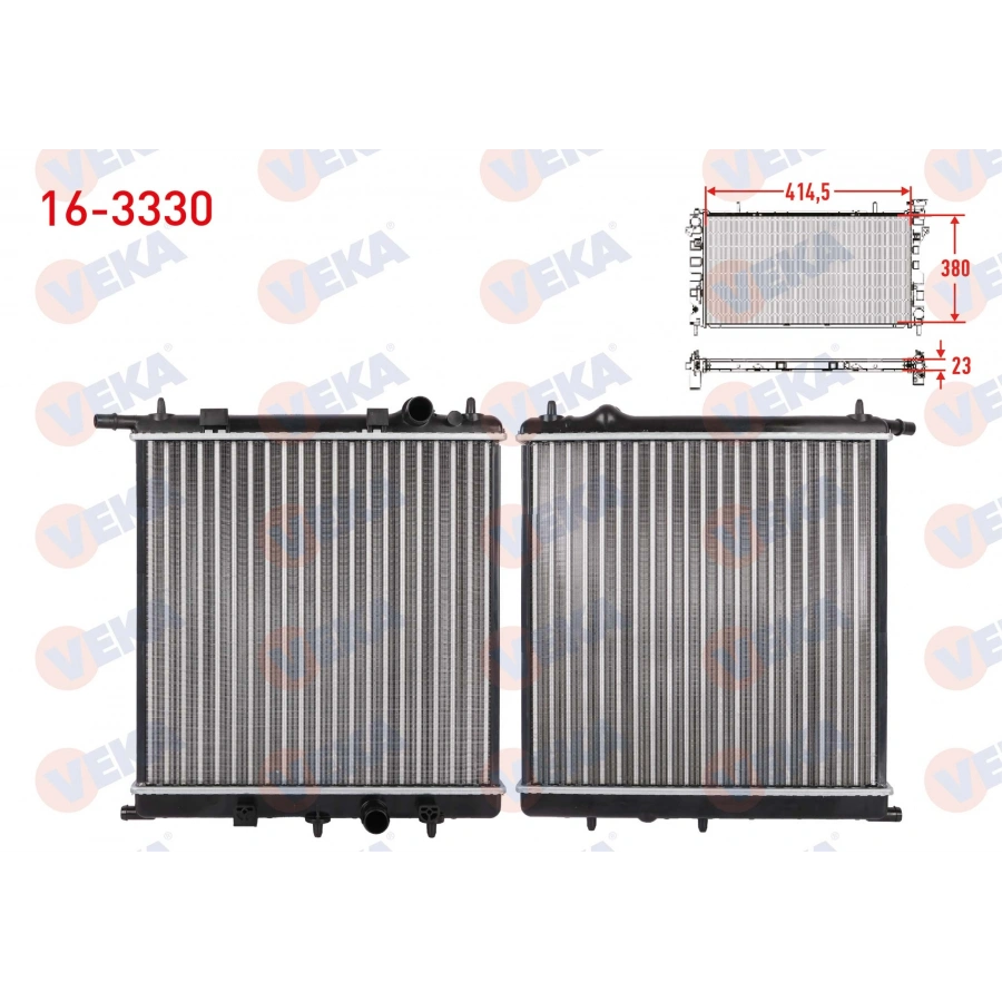 SU RADYATORU MEKANIK PEUGEOT 208 1.4 M-T AC+/- 2012-