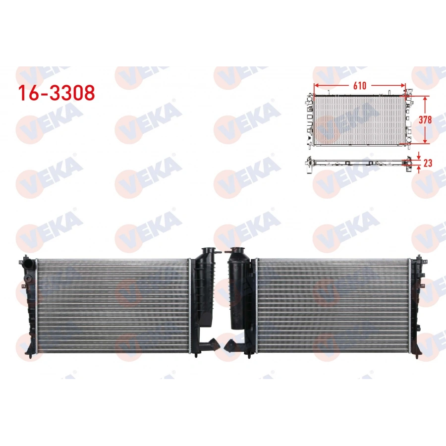SU RADYATORU MEKANIK PEUGEOT 306 (7B,N3,N5) 1.4i SEGMANLI M-T 1993-2002