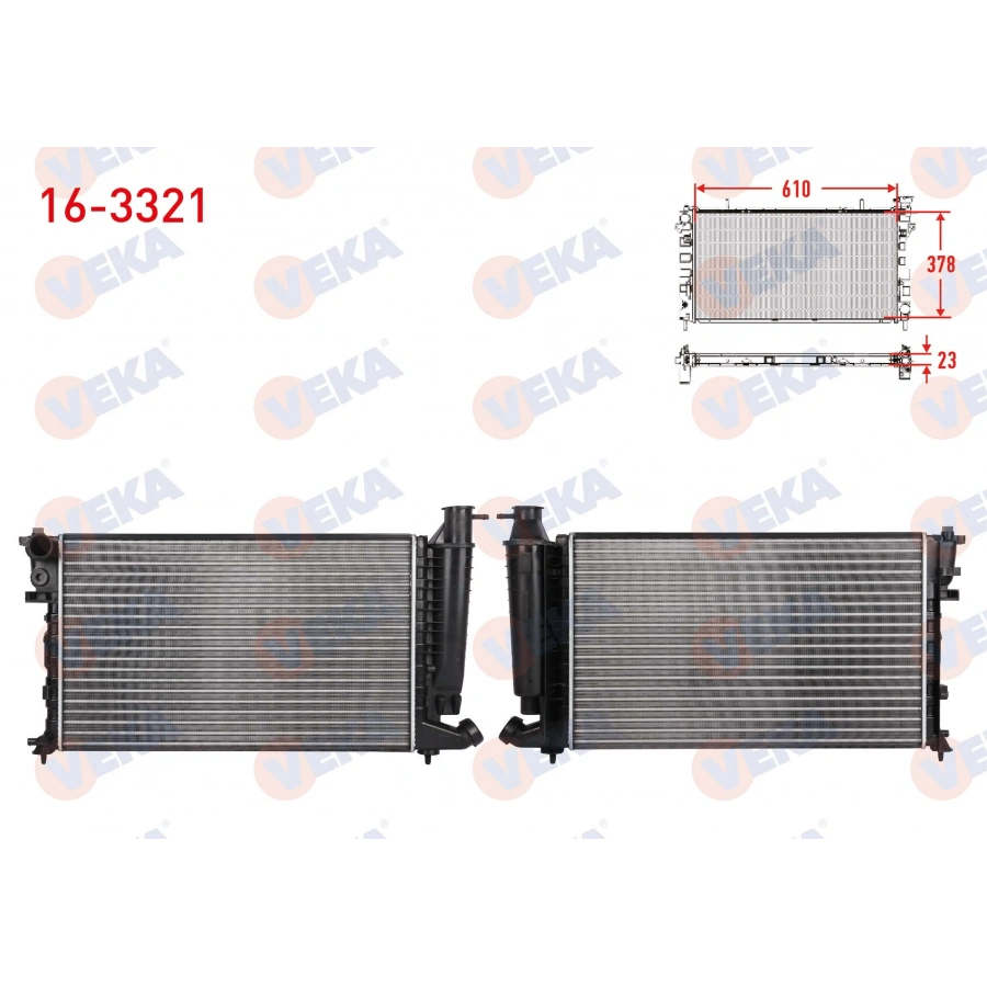SU RADYATORU MEKANIK PEUGEOT 306 (7B,N3,N5) 1.8 D M-T 1993-2002