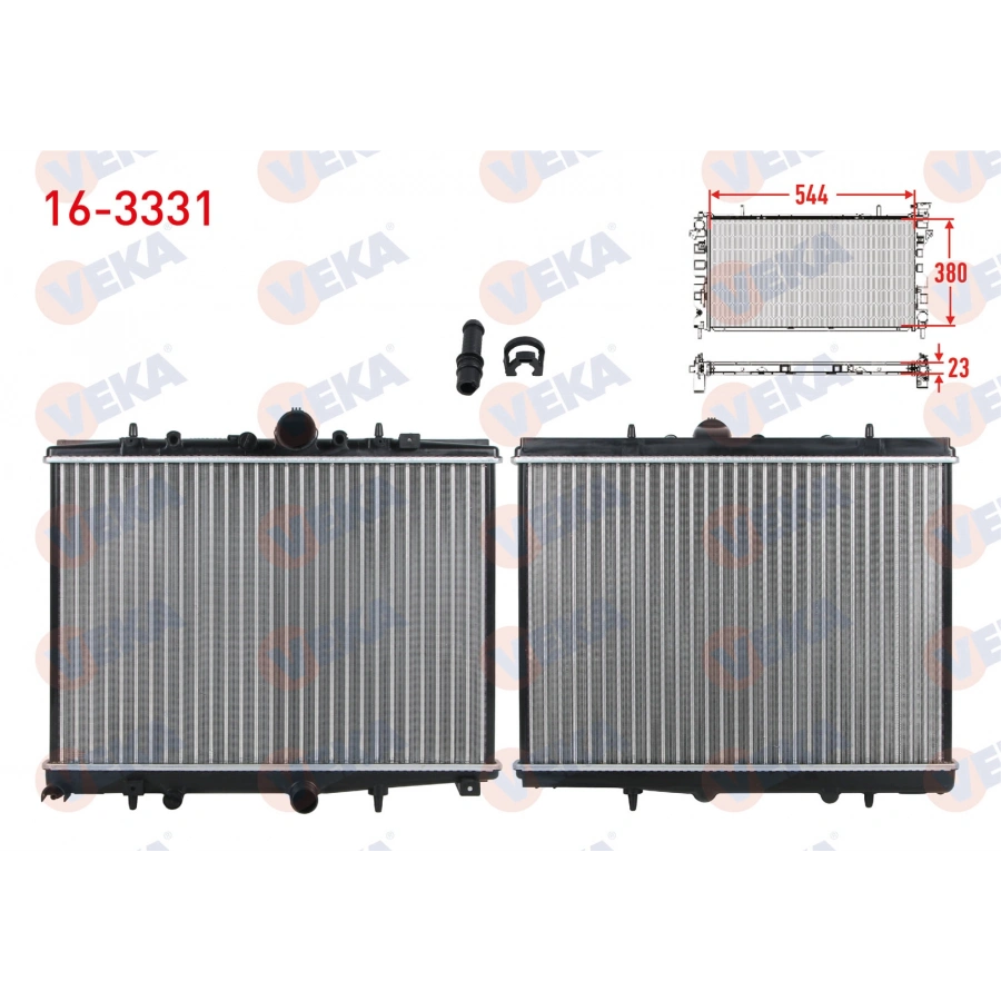 SU RADYATORU MEKANIK PEUGEOT 406 (8B) 2.0 HDI M-T AC+/- 1995-2004
