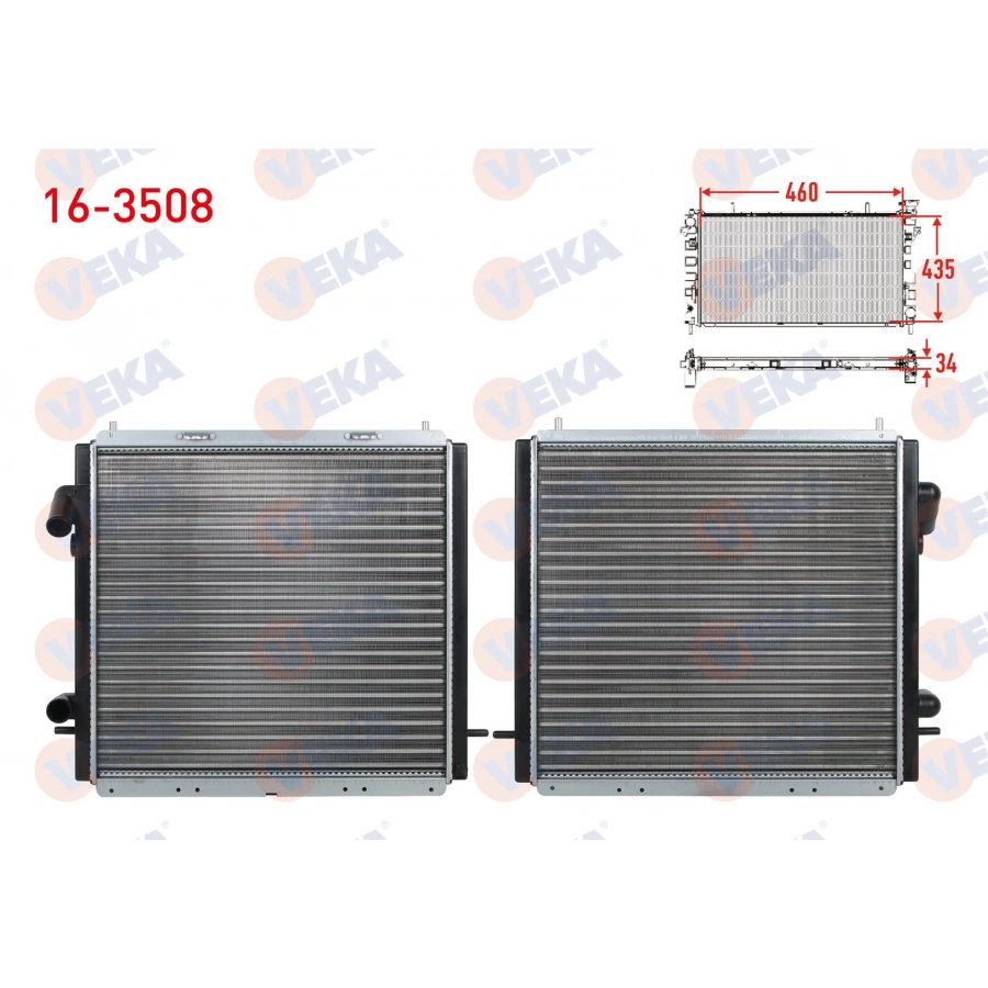 SU RADYATORU MEKANIK RENAULT EXPRESS (F40,G40) 1.9 D M-T 1985-1998