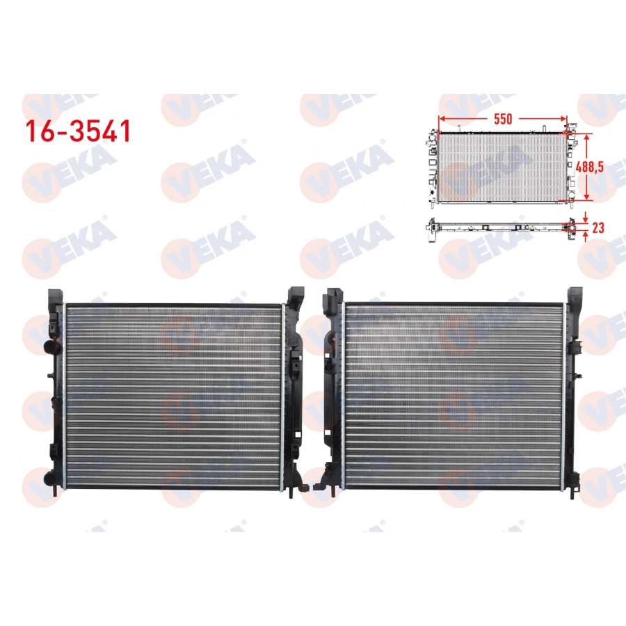 SU RADYATORU MEKANIK RENAULT KANGOO (KW0/1) 1.5 DCI 6 VITES M-T AC+ 2008-