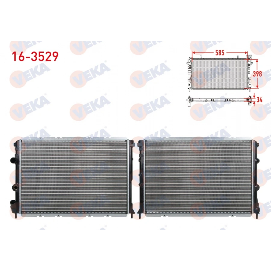 SU RADYATORU MEKANIK RENAULT MEGANE I (BA0/1) 1.4i 16v KUSAKLI M-T 1996-2003